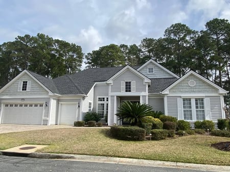 Upgraded architectural shingle on complex roof-4