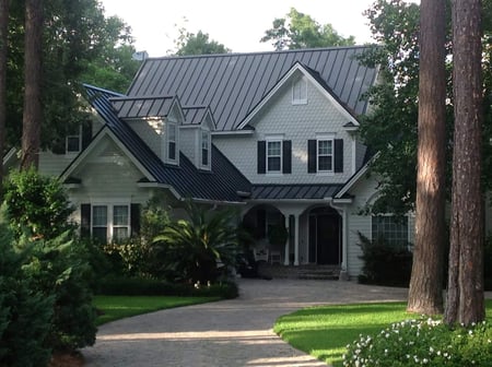 black metal standing seam roof-2