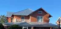 galvalume standing seam metal roof on a Florida home