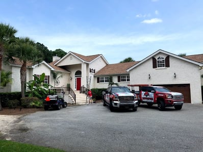 roof replacement with roofcrafters trucks-1