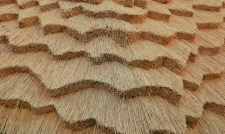 thatched roof with texture