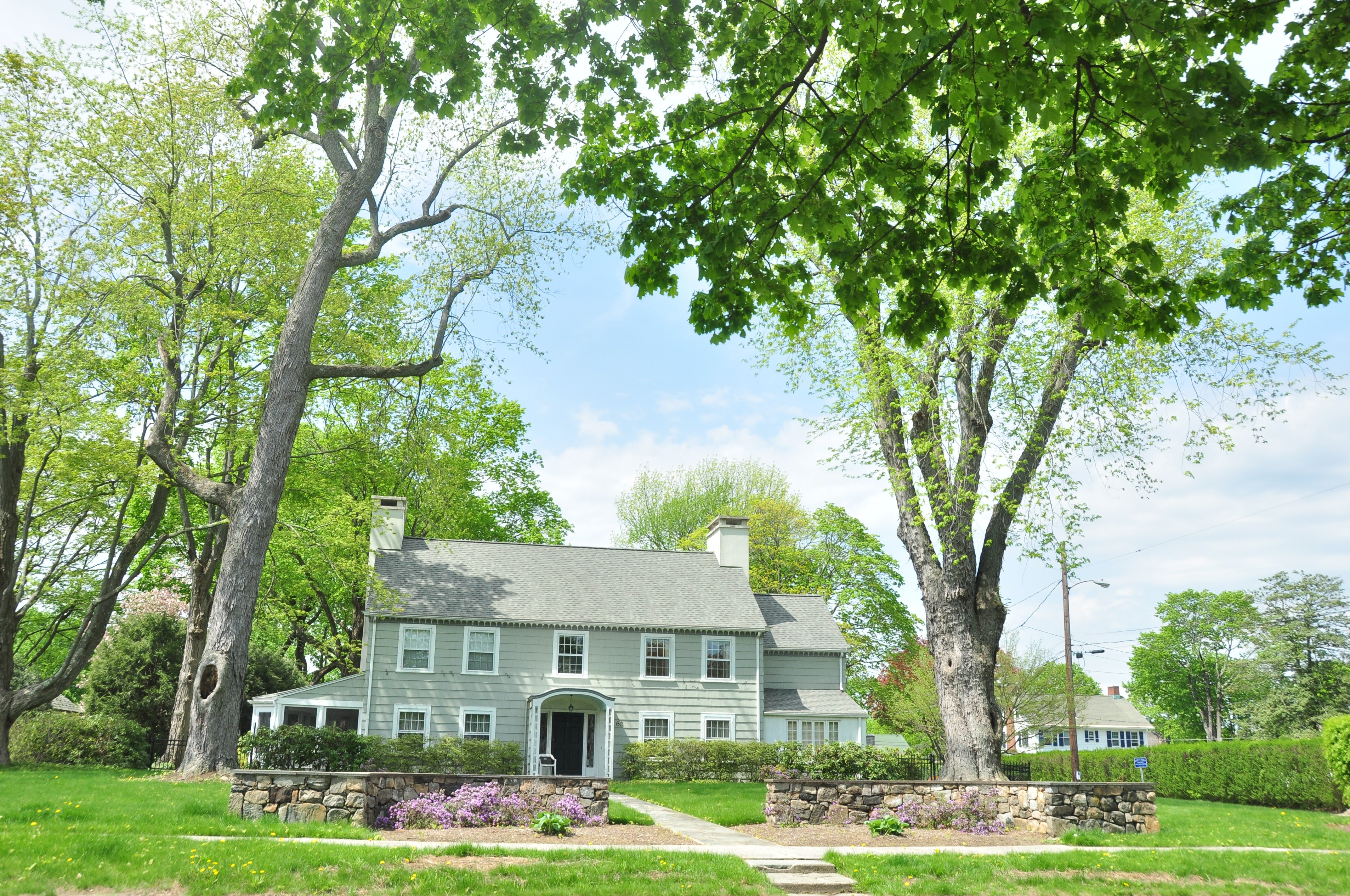 green cape cod style home